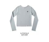 STITCH ROUND LONG SLEEVE T-SHIRT