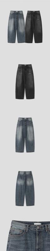 Lumi Curved Denim Pants