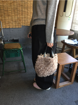 エザーシャーリングポケット起毛スウェットパンツ（4c）