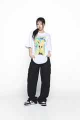 25SS リアルエイリアンファジーラビットショートスリーブTシャツ ホワイト