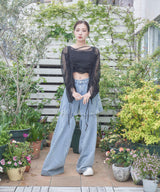 ドロストメッシュトップス
