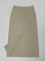 Olsen Cotton H-Line Long Skirt