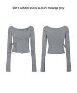 SOFT ARMOR LONG SLEEVE melange grey