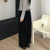 [MADE] Weds Two Pintuck Wide Sweat Jogging Pants