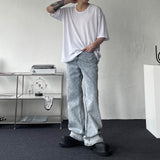B747 Narrow Golgi V-Neck U-Neck Short Sleeve (3 colors)