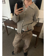 [F/W] Golgi crop kara cardigan(3color)