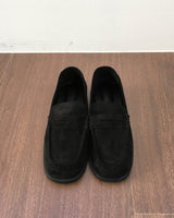 Suede penny loafers (2color)