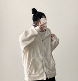 Ronff Embroidery Fleece To Way Hooded Zip-Up