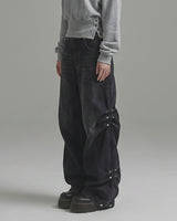 (W's) Side Rivet Denim Pants