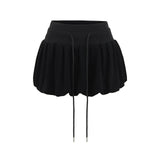Tokyo Mina Balloon Pleated Banding Shorts 231848985