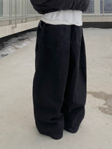 Two Pocket Balloon Big Denim Pants 2C