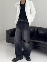 ED Evil Mix Trucker Snap Jacket (2C)