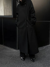 シティハイネックロングコート (2color)