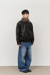 Landed Fur Leather Jacket