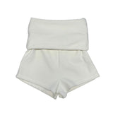 Double drape shorts