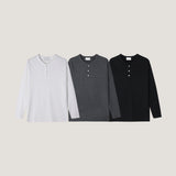 Lau Golji Henley Neck Long Sleeve 3C