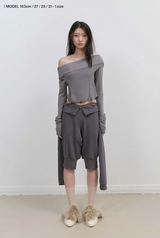 Sleeve Pumpkin Pants / Charcoal