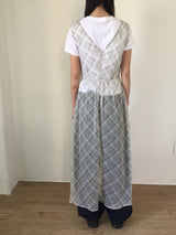 Sheer Check Long One Piece (1color)