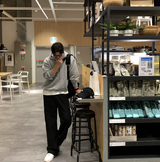 [In-house production]  ファーストコーデュロイカーゴストリングワイドパンツ