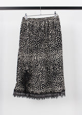 LEOPARD LACE SKIRT