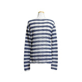 (2color) Border Sheer Openwork Knit