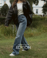 [MADE] ビューセミブーツカットデニムパンツ