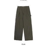 PINTUCK CARPENTER WORK PATCH PANT'S