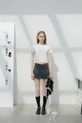PLEATS SKIRT (GREY)