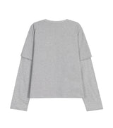 Tia Pocket Layered Long Sleeve Tee