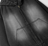 26SS★ クロップデニムフーデッドジャケット