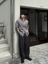 Bio cotton curved pants