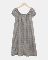 Moel Check Layered Mini Dress