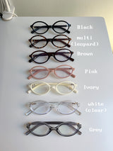 yui retro glasses (8color)