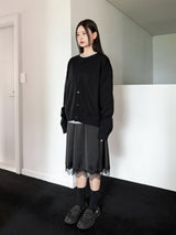 レースレイヤードスカート