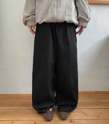 26SS★ [BAONHAUS] ベルンコットンストレートバンディングパンツ