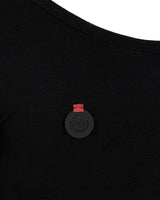 Mwoong ジュエリースクープTシャツ(ブラック)