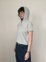 Willy Stripe Hoodie Short Sleeve (3color)