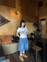 ビンテージテンスナップリブTシャツ