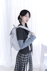  Rabbit Drop String Patch Backpack (2color)