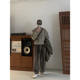 Nus. シグネチャーワイドベルトスラックス