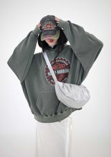 (UNISEX)チルブロックオーバーサイズパーカー(2colors)