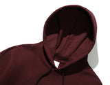 Scribble Paint Hoodie (Burgundy)