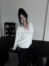 minimal basic knit cardigan (2color)