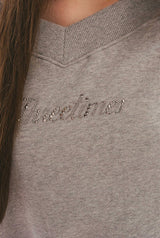 Mix logo sweatshirt - gray