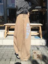 97 Star Cotton Wide Pants (3c)