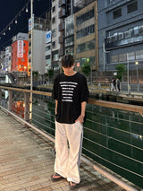 ビッグレタリングオーバーTシャツ