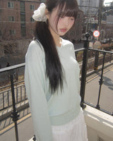 Pruel ベーシックⅤネックニット