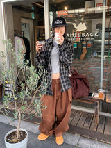 SLOW TWO-WAY CHECK SHIRT (2C)