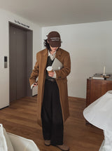 Melbourne single maxi coat