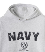 No.1025 ネイビークロップフードTシャツ (3color)